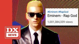 Eminems “Rap God” Is The First RappityRap’ Song To Hit 1 Billion Views On YouTube [upl. by Petrie]