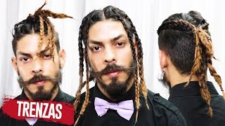 Braided Hairstyles For Men 2018  Long Hair Braids Undercut [upl. by Ormand]