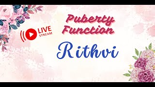 PUBERTY FUNCTION PATLUR  MRITHVI [upl. by Nilyram]