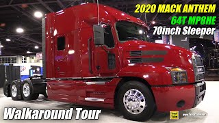 2020 Mack Anthem 64T MP8HE 70inch Sleeper Truck  Exterior Interior Walkaround [upl. by Carberry]