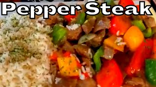 How to make Authentic Pepper Steak [upl. by Klinges]