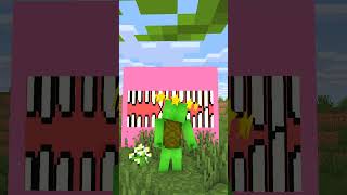 MAIZEN  MIKEY vs WORM EATER  JJ AND MIKEY maizen shorts minecraftshorts minecraftanimation [upl. by Aretina]