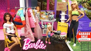 Barbie Doll House Cleaning Routine and  Titi Toys amp Dolls [upl. by Atinhoj]