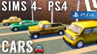 Sims 4 PS4  How to get cars on the Sims 4 Console 2018 [upl. by Xeno]