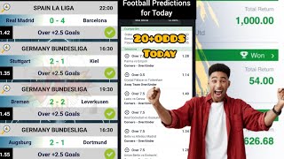 20  odds  Sunday Fixtures Predictions  Bet amp win 🔥🏆 sportybet [upl. by Etnohs]