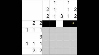 How to do Nonograms 6 Strategy 4 Clues Plus Blanks [upl. by Ailuy]