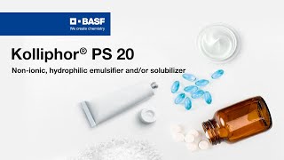 Kolliphor ® PS 20 from BASF North America [upl. by Riada]