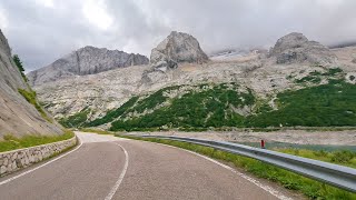 PASSO FEDAIA scenic drive  DOLOMITES  Italy [upl. by Ladonna]