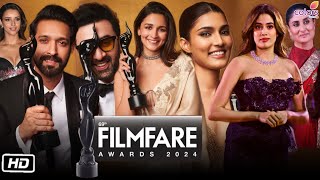 Filmfare Awards 2024 Full Show Live  All Details and Winner Update  Alia Bhatt  Ranbir Kapoor [upl. by Annoerb]