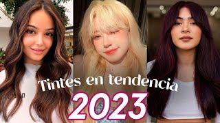 LAS TENDENCIAS DE COLOR 2023 🍷🔥 CABELLO [upl. by Nola837]