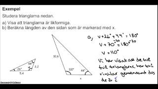 Kapitel 4  Likformiga trianglar [upl. by Leirvag]