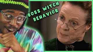 quot12 TIMES PROFESSOR MCGONAGALL WAS A BOSS ASS WITCHquot REACTION [upl. by Murton313]