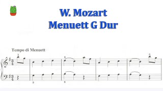 WAMozart  Menuett G Dur [upl. by Emmerie885]