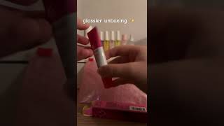 glossier unboxing glossier fypシ゚viral haul unboxing [upl. by Ruyam]