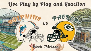 Dolphins vs Packers Live Play by Play amp Reaction [upl. by Pliam]