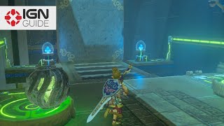 Zelda Breath of the Wild Shrine Walkthrough  Kay Noh Shrine [upl. by Jasper]