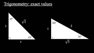 Trigonometry How to remember exact values 304560  GCSE Maths [upl. by Milburr]