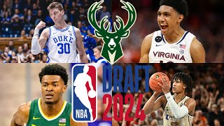 who should the Milwaukee Bucks draft in the 2024 NBA [upl. by Bernhard]