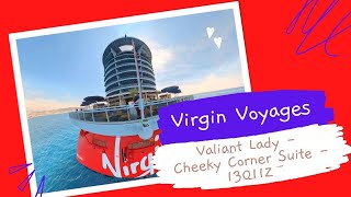 Virgin Voyages  Cheeky Corner Suite  Biggest Terrace  13011Z [upl. by Obbard]