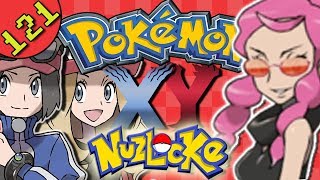 Elite 4 Battle VS Malva Fire Girl   Pokemon X amp Y Multiplayer Nuzlocke 3DS Gameplay [upl. by Ling]