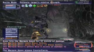 FFXI NM Saga 077 Marquis Amon vs BST solo Full Battle [upl. by Eiddal]