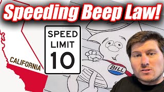 California Shutdown New Car Beep Speeding Regulation [upl. by Alonzo599]