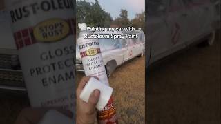 Painting Ecto1 with RustOleum spray cans [upl. by Tiram]