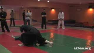 How to do Ko Uchi Gari in Randori  Ninjutsu training AKBAN [upl. by Zetrok]