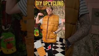 Transform Sleeping Bags into Puffy Vests EASY UPCYCLE PROJECT diy upcyclingfashion thriftflip [upl. by Selina]