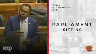 Parliament Sitting  Friday 24th of March 2023 [upl. by Quennie]