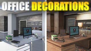 GTA 5 Online How to Change Office Decorations All Executive Office Decorations [upl. by Torrie]