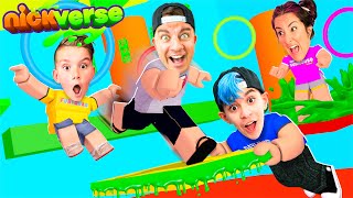 I CHALLENGED MY FAMILY TO A RACE IN ROBLOX [upl. by Panayiotis99]