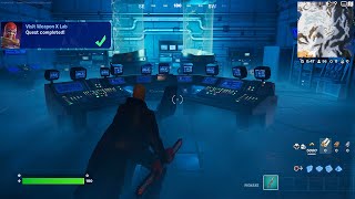 How to EASILY Visit Weapon X Lab in Fortnite locations Quest [upl. by Ultun957]