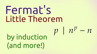 More induction Fermats little theorem and other examples [upl. by Viking]