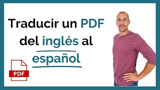 🚀 Cómo traducir un PDF del inglés al español  GRATIS [upl. by Nyved]