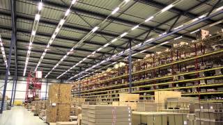 VEKO DHL LED linear lighting reconstruction [upl. by Ativla]