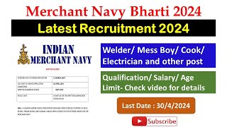 Sealane Maritime Academy Recruitment 2024Navy Recruitment 2024Apply Online [upl. by Ahtis532]