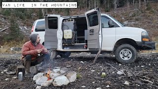 Alone in the Selkirk Mountains  Campfire Cooking [upl. by Ettena197]