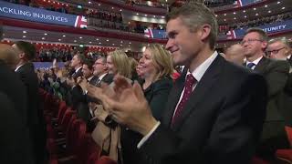 Theresa May Dances to the Casualty Theme Tune at Conservative Party Conference [upl. by Robinson]