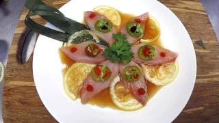 How 2  Yellowtail Carpaccio 2 [upl. by Yrahca556]