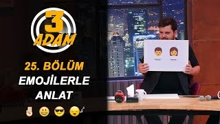 Emoji Şarkı Yarışması Kahkahaya Boğdu  3 Adam [upl. by Alemap]