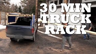 How to Make a TRUCK RACK in 30 Minutes or less [upl. by Querida395]