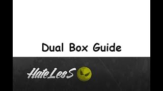 Eve online How to Dual Box with one Moniter [upl. by Anivahs206]