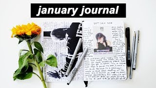 Journal Flip Through  JANUARY 2018 [upl. by Averill]