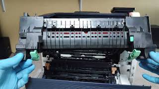 HOW TO REPLACE THE FUSER UNIT ON XEROX VERSALINK C400 FUSER UNIT REPLACEMENT [upl. by Notneb]