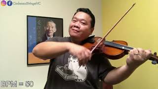 May Song  Slow Practice  Suzuki Violin Book 1 [upl. by Orteip]