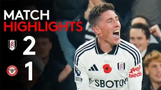 HIGHLIGHTS  Fulham 21 Brentford  Late Derby Day Drama 🔥 [upl. by Witty]