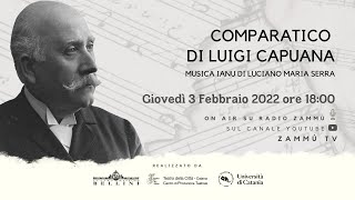 Narratori e compositori di Sicilia  quotComparaticoquot di Luigi Capuana [upl. by Ainivad]