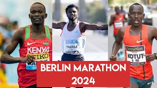 BERLIN MARATHON 2024Battle for the new champion [upl. by Farica]