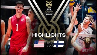 🇺🇸 USA vs 🇫🇮 FIN  Highlights  Mens OQT 2023 [upl. by Cirenoj]